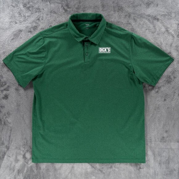DSG Dick's Sporting Goods Employee XL Dark Green Polo Movement Wicking Uniform - Picture 1 of 6